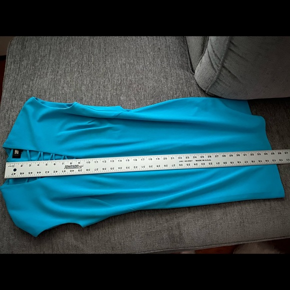 Alexia Admore Blue Lace Up Cap Sleeve Mini Dress M - Picture 12 of 12